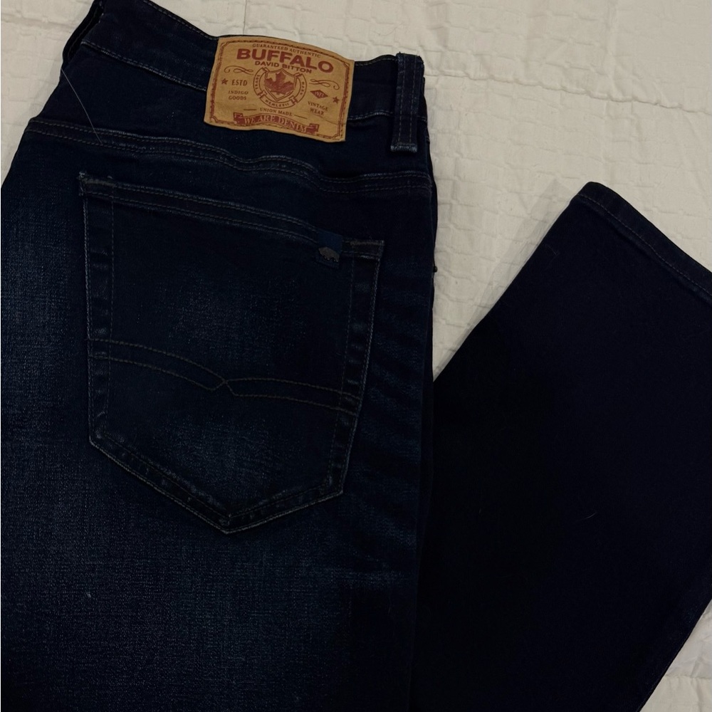 Buffalo David Bitton Men's DARK Indigo Jeans - Men’s 34/32